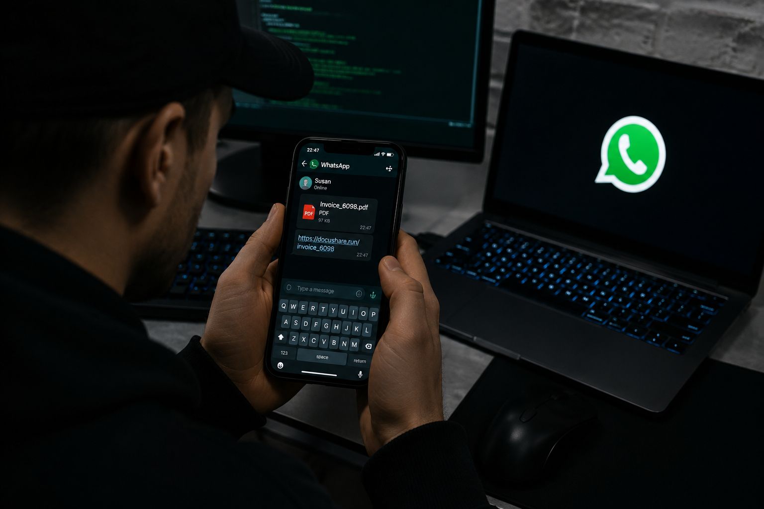 PREK WHATSAPPA ŠIRIJO LAŽNE POSLOVNE DOKUMENTE ZA OKUŽBO RAČUNALNIKOV
